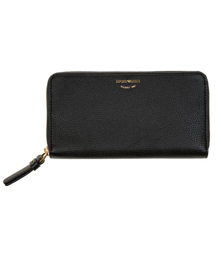 Shop EMPORIO ARMANI  Portafoglio: Emporio Armani portafoglio zip around stampa cervo MyEA.
Rifinitura stampa cervo. 
Tessuto spalmato.
Logo.
Tinta unita basic.
Scomparti interni formato card.
Zip.
Dimensioni: 20,5 x 11 x 2,7 cm.
Composizione: 100% poliestere.
Made in China.. Y3H168 YFW9B-80001